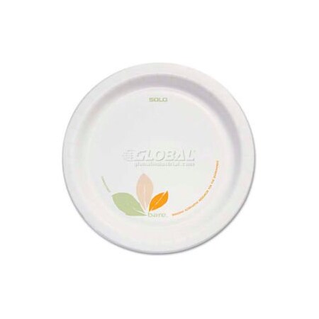 Solo SOLO , Bare Paper Eco-Forward Plates, 8-1/2" Dia., Green/Tan, 250/Carton OFMP9-J7234